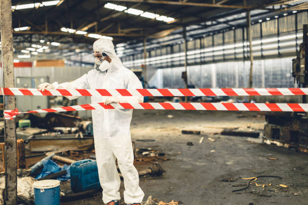 Professional Unattended Death Cleanup technician working in Maribel, WI